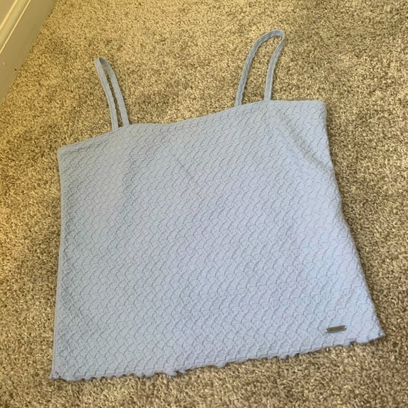 Holister Baby Blue Crop Top - Picture 1 of 4